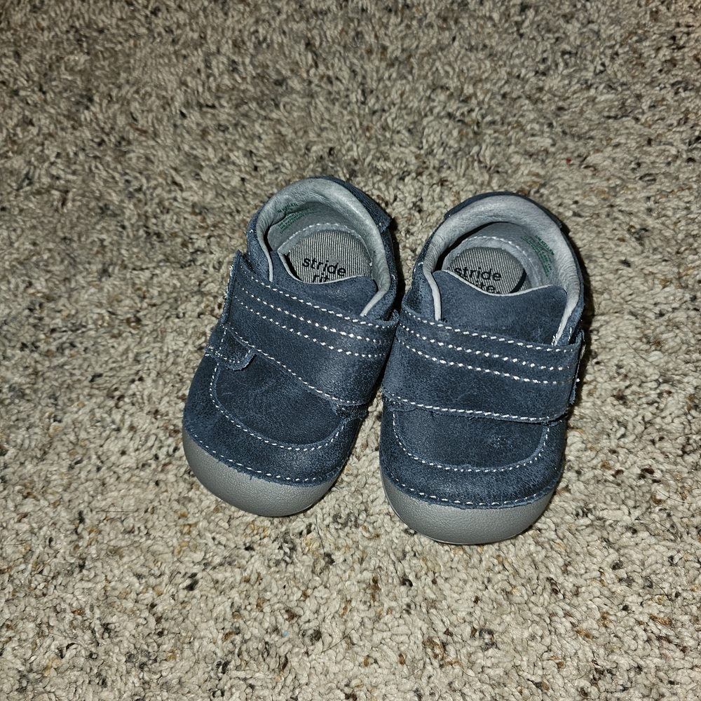 Stride Rite Blue Baby Shoes